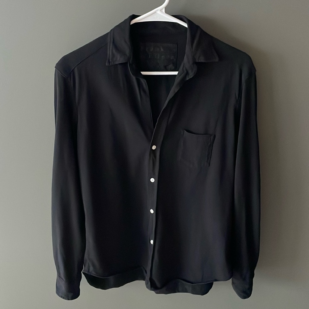 FRANK & EILEEN Tee Lab Button Front Jersey Shirt - Picture 6 of 15